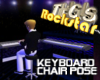 Keyboard chair pose